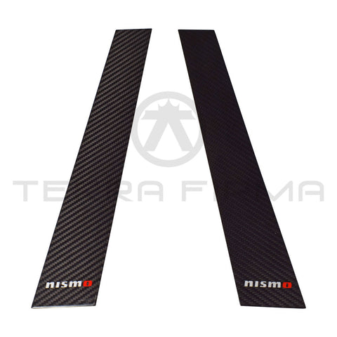 NISMO Carbon Outside Pillar Finisher Molding For Nissan Skyline R34 GTR (Pair)