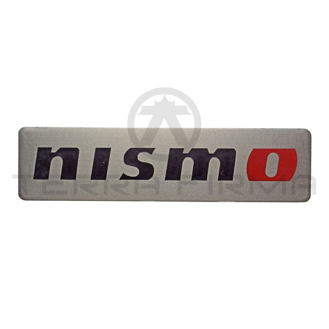 NISMO Silver Emblem 25X100MM