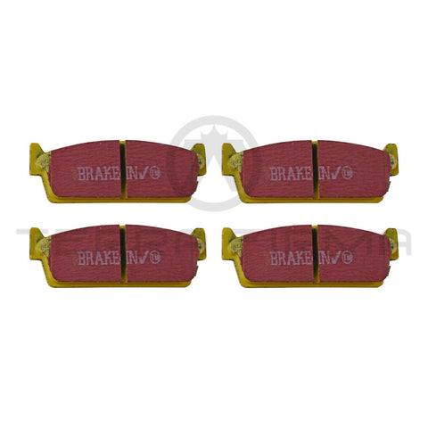 EBC Yellowstuff 4000 Street/Track Rear Brake Pads For Nissan Skyline R34 25GT Wo/Sumitomo Calipers (RB25 Non Turbo)