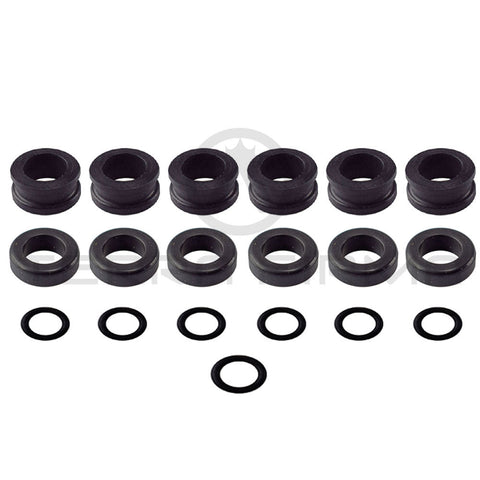 JRE Fuel Injector Lower Insulator Seal Kit RB20 For Nissan Laurel C33 (Top Feed Fuel Injectors)