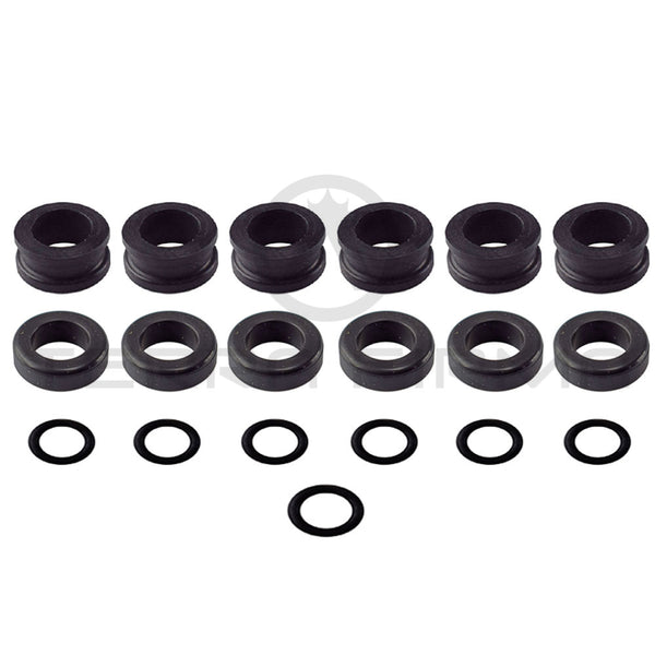 Nissan JECS 4Pcs Side Feed Fuel Injector Repair Kit Filters Seals O Rings Pintle Caps Nissan JECS 4Pcs Side Feed Fuel Injector Repair Kit Filters Seals O Rings Pintle Caps