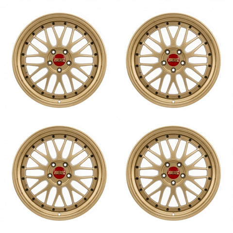 BBS LM 19x10 5x114.3 ET22 F1 Championship Edition Gold Wheel (Limited Edition Set of Four) LM271GL-GL