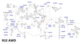 Nissan Skyline R32 R33 R34 Upper Rear Suspension Link, Front Position (55120/55120Q)