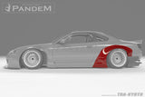 GReddy Nissan Silvia Rocket Bunny S15 Pandem Rear Over-Fenders (only)  +80mm