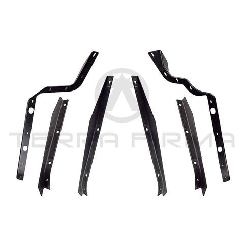 Nissan Skyline R34 GTR Rear Lower Carbon Fiber Diffuser V-Spec/N1 Protector Side Kit