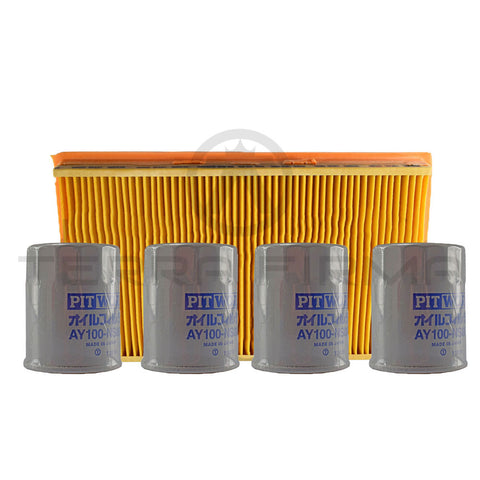 Nissan Skyline R34 Factory Oil & Air Filter Kit RB26/25/20 (Late)