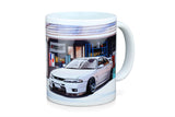 Tomei Mug White GTR Autumn Nagano Forest