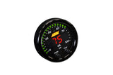 AEM X-Series Fluid Pressure Gauge Kit 0-100psi/0-7bar Black Bezel and Black Oil Faceplate