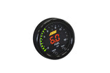 AEM X-Series Pressure Gauge Kit 0-15 PSI  Black Bezel and Black Boost/Fuel Faceplate