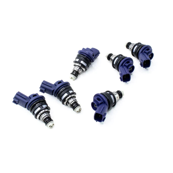 DeatschWerks Nissan RB25DET 740cc Side Feed Fuel Injectors (non