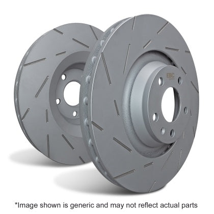 EBC USR Series Sport Slotted Front Rotor Set For Nissan Skyline R32 GTE 4-Lug (280mm) USR822