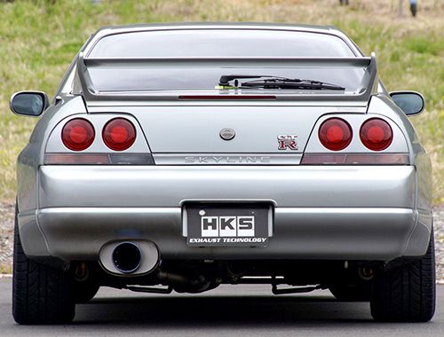 HKS Super Turbo Muffler TI (Titanium) Exhaust For Nissan Skyline