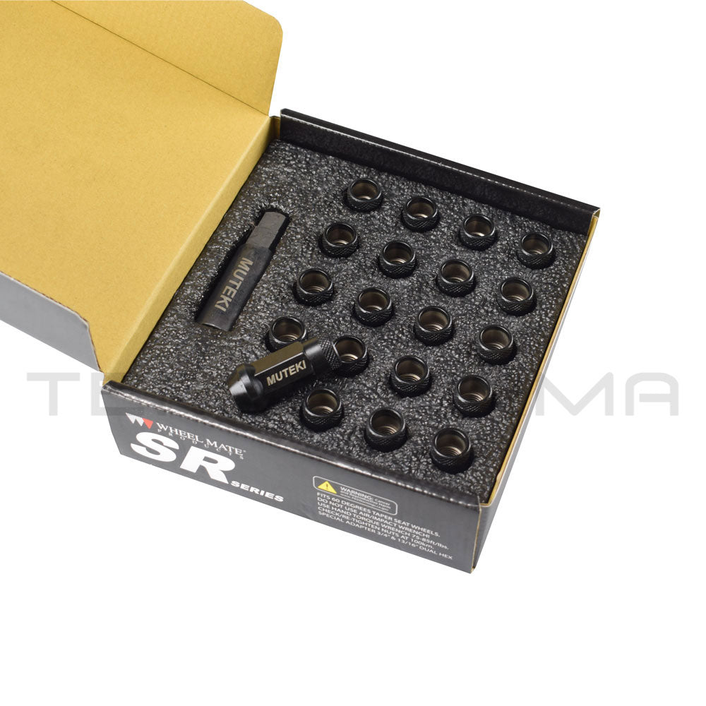 Wheel Mate Mutkei SR45R Lock Set 12x1.25 Burned Titanium (4pcs)