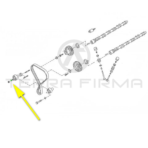 Nissan OEM Timing Belt Tensioner & Idler - RB26DETT, RB25DET, RB20DET - R32 R33 R34 Skyline - 13070-42L00, 13074-58S00