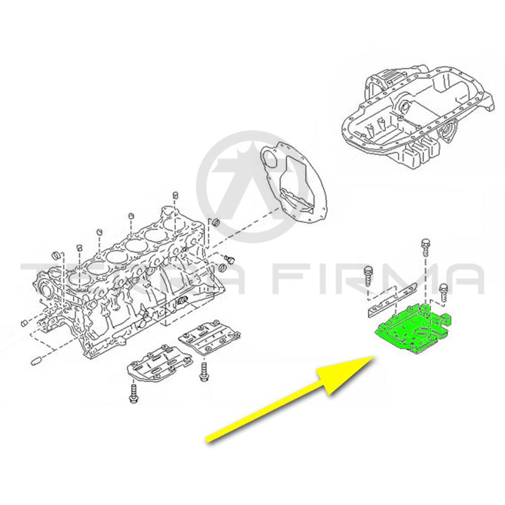 Nissan Stagea C34 Oil Pan Baffle Plate RB26/25 (All Wheel Drive