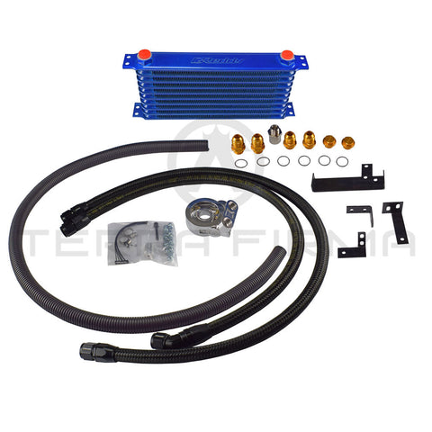 GReddy/Trust Oil Cooler Without Relocation Kit, 10 Row For Nissan Skyline R32 GTR (Front Radiator Mount) 12024617