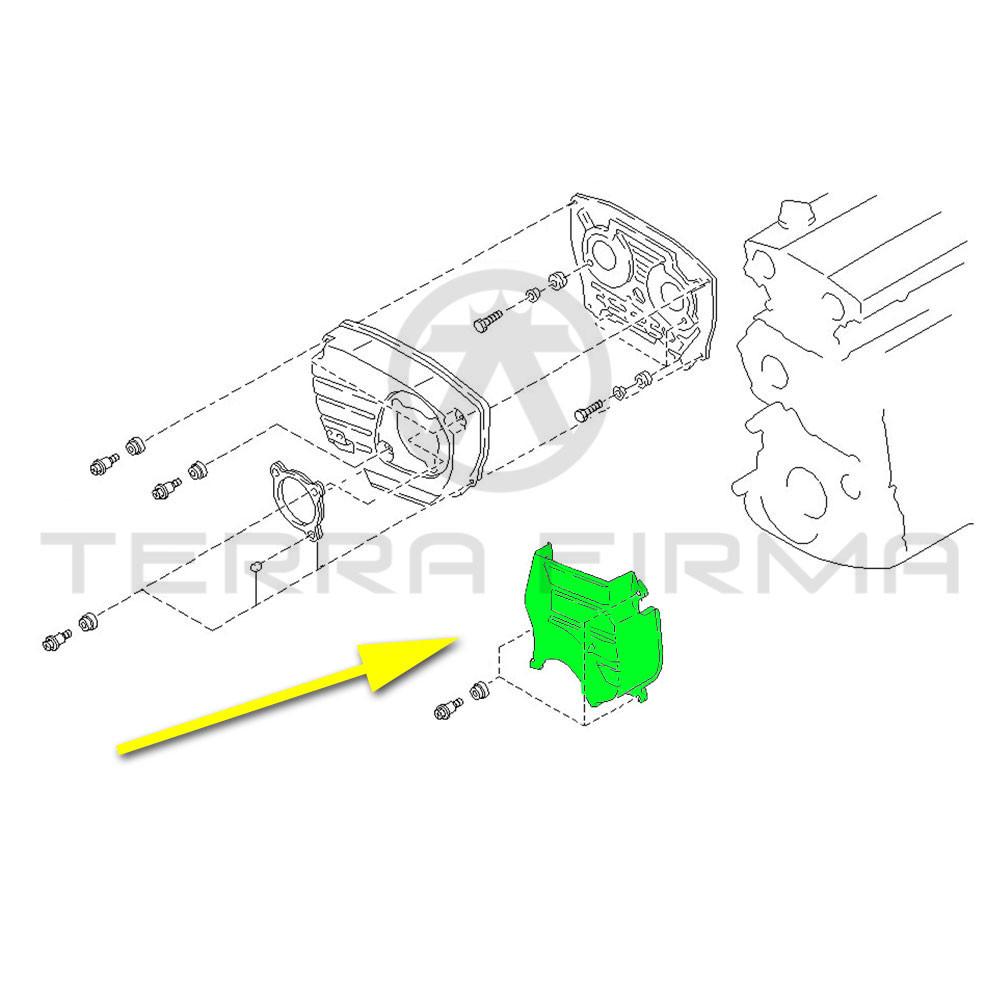 Nissan Stagea C34 Lower Timing Belt Cover RB26 (RB25DET S1) (All Wheel