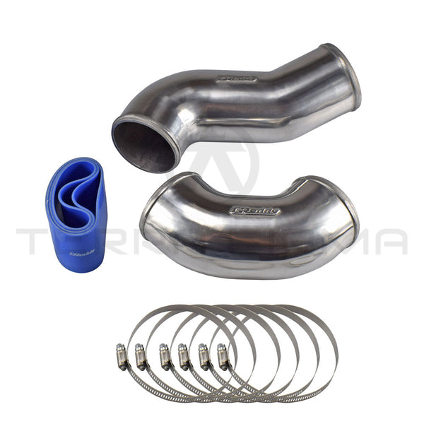 【新品】 M.U PIPING JOG TOP BK ISR Performance S13/14 240sx Top Mount Piping Kit - ISR