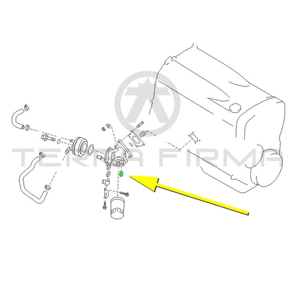 Nissan Laurel C33 Oil Filter Pressure Relief Valve RB20 Terra Firma
