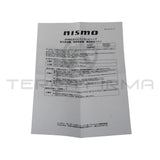 Nissan Nismo Oil Filler Cap
