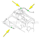 Nissan Skyline R32 R34 GTR Positive Crankcase Ventilation PCV Wire Hose Clamp