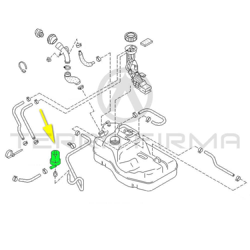 Nissan Skyline R32 GTR/GTS4 Fuel Tank Anti Roll Over Valve Terra