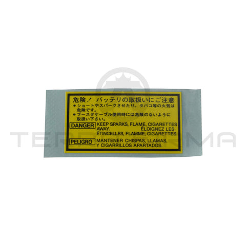 Nissan Laurel C33 Caution Battery (Late)