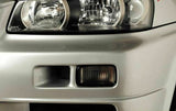 Nismo Nissan Skyline R34 GTR Turn Signal Light Assembly Pair (Gray Smoked Type)
