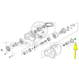 Nissan Stagea C34 Transfer Gear Flange Nut RB26/25 (All Wheel Drive)