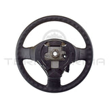 Nissan Skyline R34 GTR Steering Wheel Assembly Without Pad, Late Gray Stitching