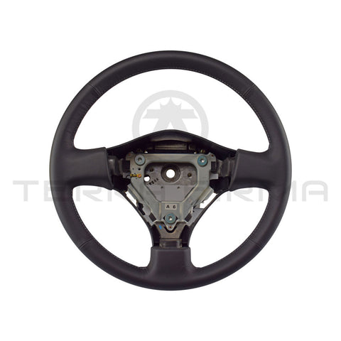 Nissan Skyline R34 GTR Steering Wheel Assembly Without Pad, Late Gray Stitching