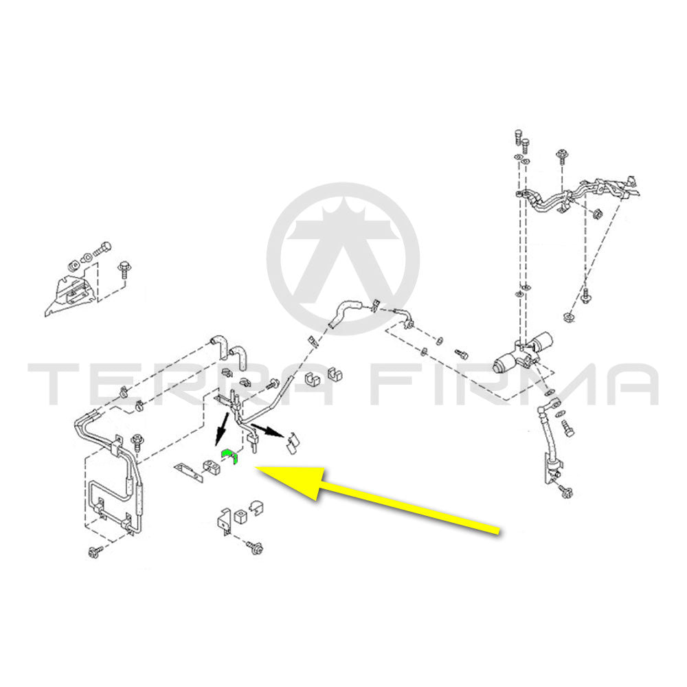 Nissan Fairlady Z32 Power Steering Line Clamp Terra Firma Automotive