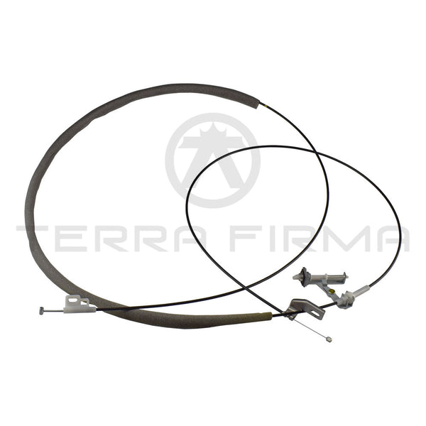 Nissan Skyline R34 Trunk Lid & Gas Filler Opener Cable, 2-Door
