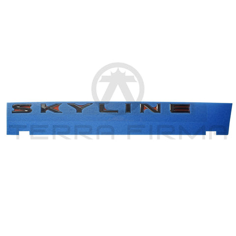 Nissan Skyline R34 Trunk Lid Emblem SKYLINE (Early), 4-Door Models