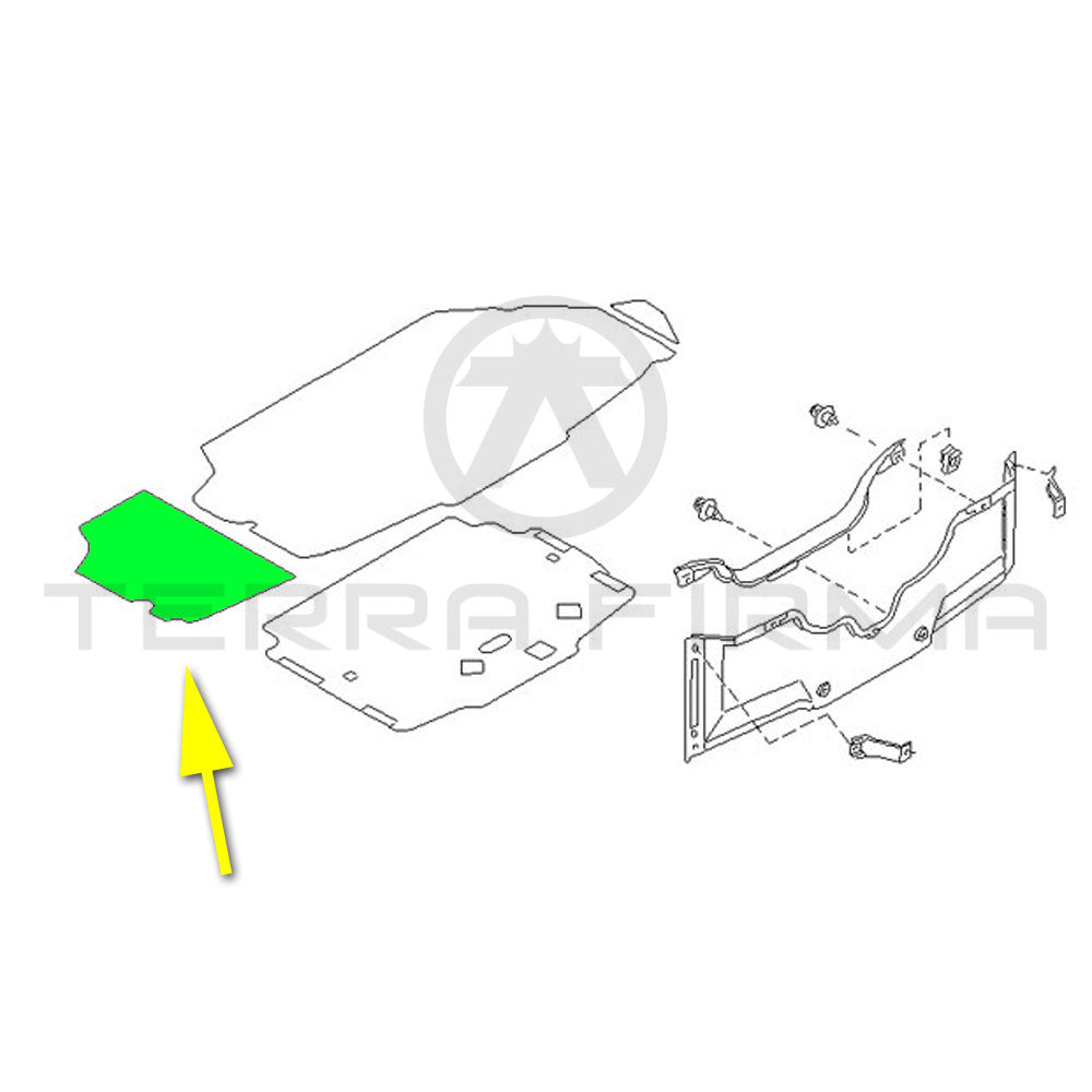 Nissan Skyline R33 R34 Trunk Floor Jute Felt Insulation Terra Firma