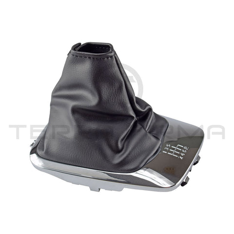 Nissan Silvia S15 Shift Boot And Console Shift Plate Assembly (6-Speed Silver Interiors)