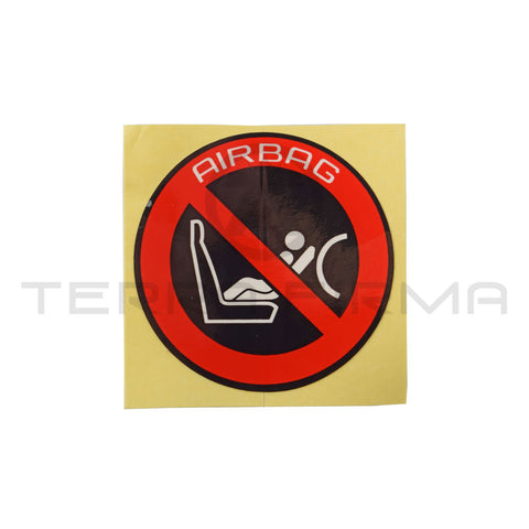 Nissan Skyline R33 Caution Air Bag Decal Label