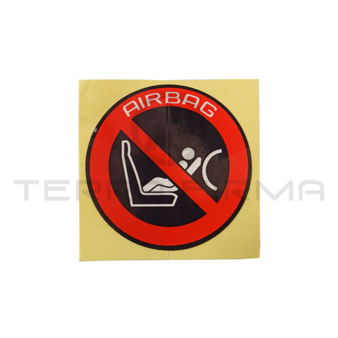 Nissan Stagea C34 (Except 260RS) Caution Air Bag Decal Label