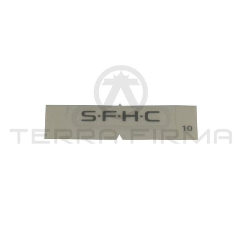 Nissan Stagea C34 Rear SFHC Window Label Decal