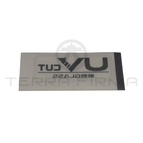 Nissan Silvia S14 Rear Window UV Cut Glass Label Decal