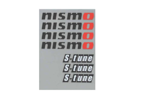 Nismo S-Tune Sticker Set (Black)