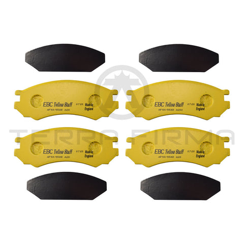 EBC Yellowstuff 4000 Street/Track Front Brake Pads For Nissan Pulsar GTiR RNN14 DP4839R