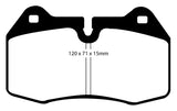 EBC BLUESTUFF NDX Street/Track Front Brake Pads For Nissan Stagea 260RS C34 DP51644NDX