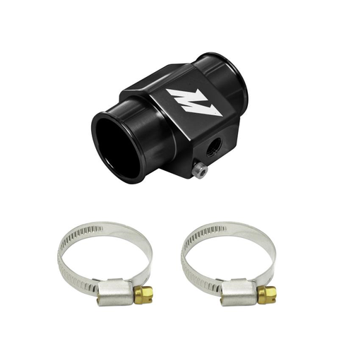 Mishimoto Water Temperature Sensor Adapter, 34mm - Black, Silver