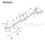 Nissan Skyline R32 Fuel Line Clamp Collar (B, E, H Location)