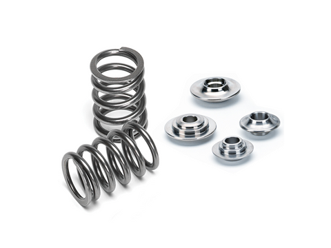 Supertech Performance Single Valve Spring Kit With Titanium Retainers For A Nissan RB25 DOHC Hydraulic Lifter (78Lbs Seat Pressure) SPRK-1012S-RB25