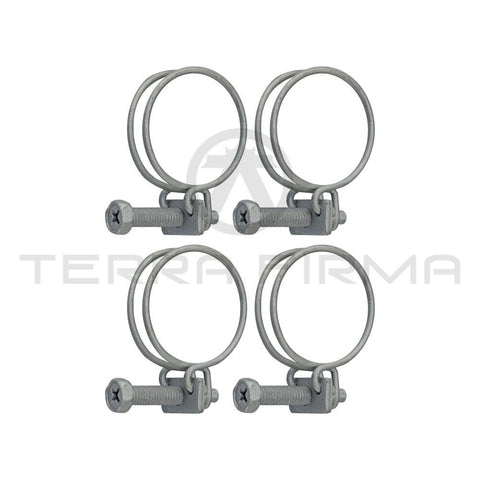 Nissan Stagea C34 260RS Rear Turbo to Oil Pan Hose Clamps RB26
