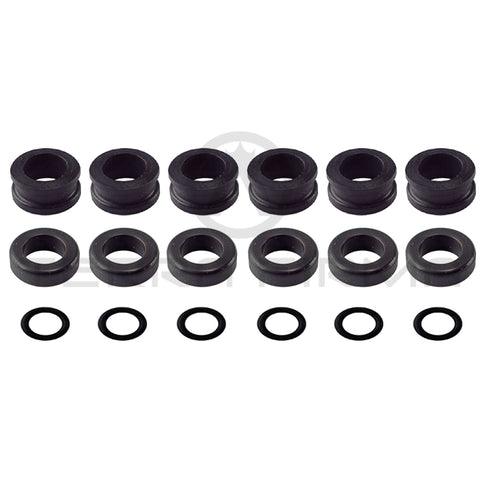 Nissan Skyline R32 R33 R34 Fuel Injector Lower Insulator Seal Kit RB26/25/20 (Top Feed Fuel Injectors) (OEM)